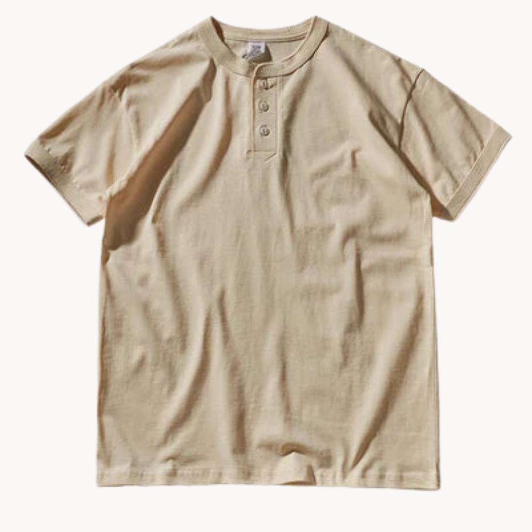 Atlas - Canyon Henley Cotton Tee