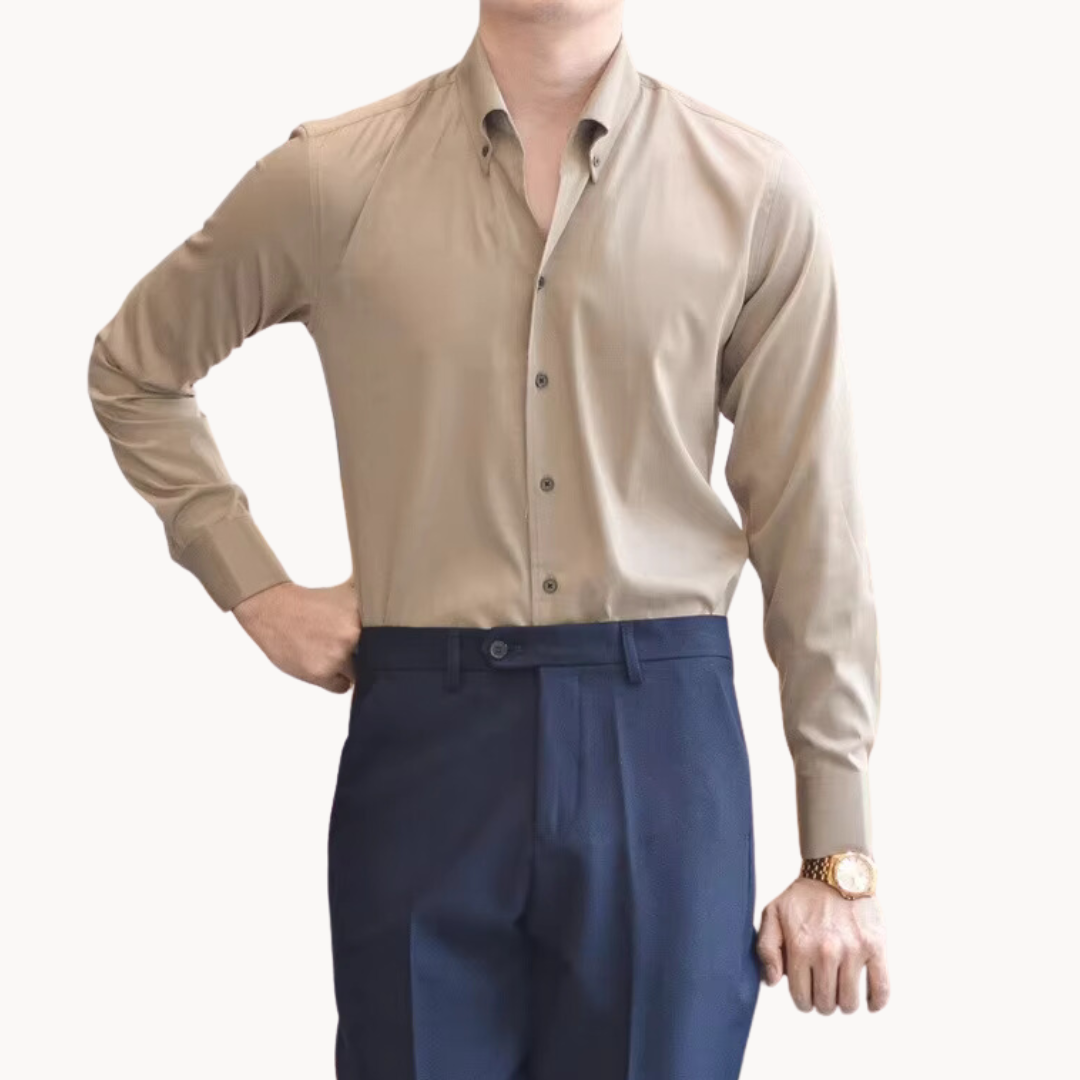 Carter & Co. - Salvatore Luxe Spread Collar Shirt