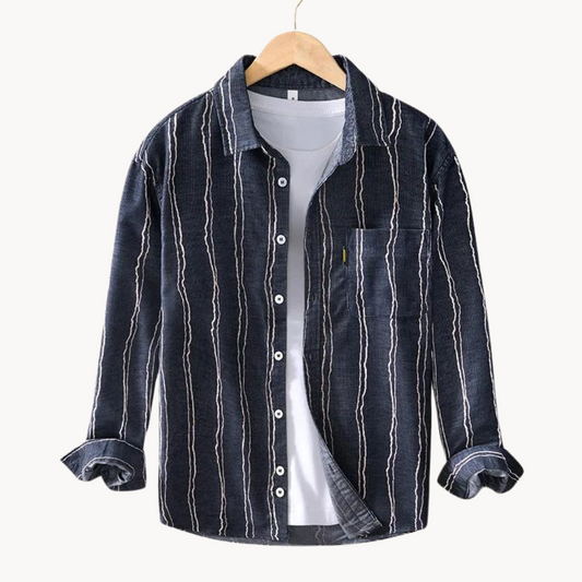 Atlas - Nautique Stripe Button-Up Shirt