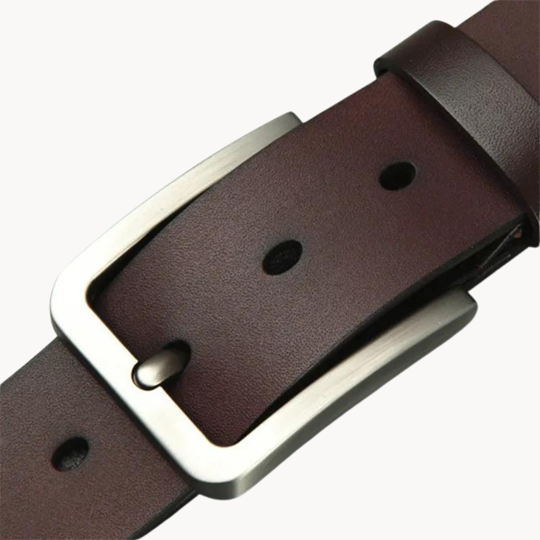 Atlas - Granite Leather Belt