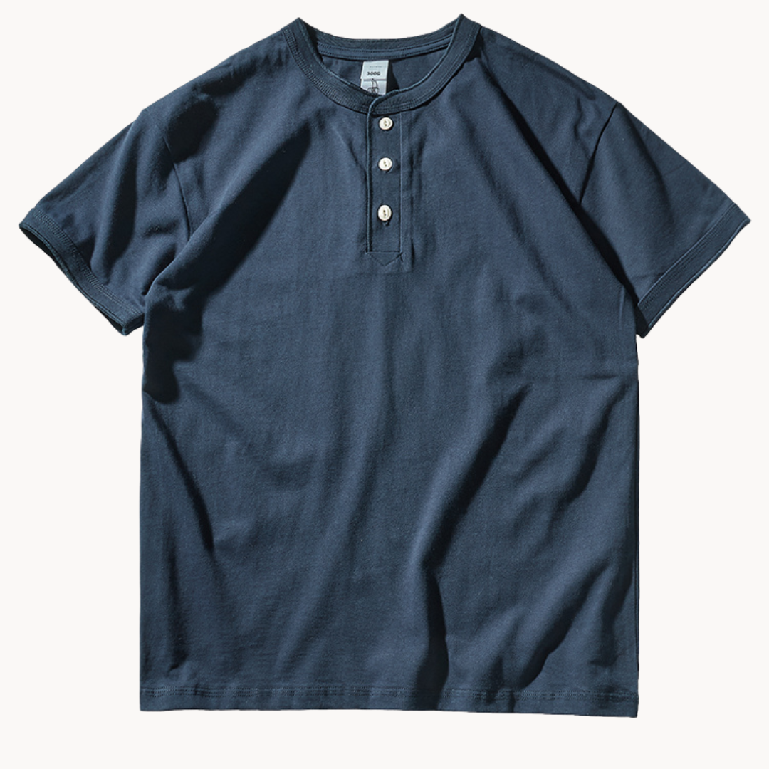 Atlas - Canyon Henley Cotton Tee