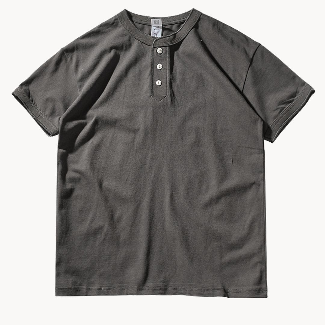 Atlas - Canyon Henley Cotton Tee