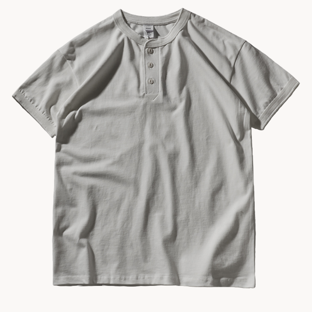 Atlas - Canyon Henley Cotton Tee