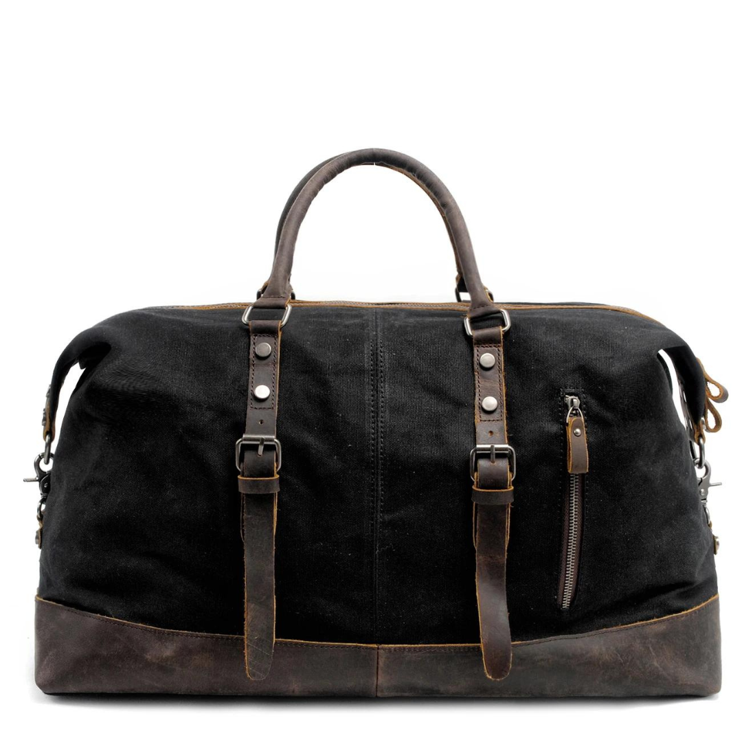 Carter & Co. - Kingsley Luxe Canvas Leather Duffle Bag