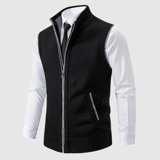 Carter & Co. - François Zip-Up Sweater Vest