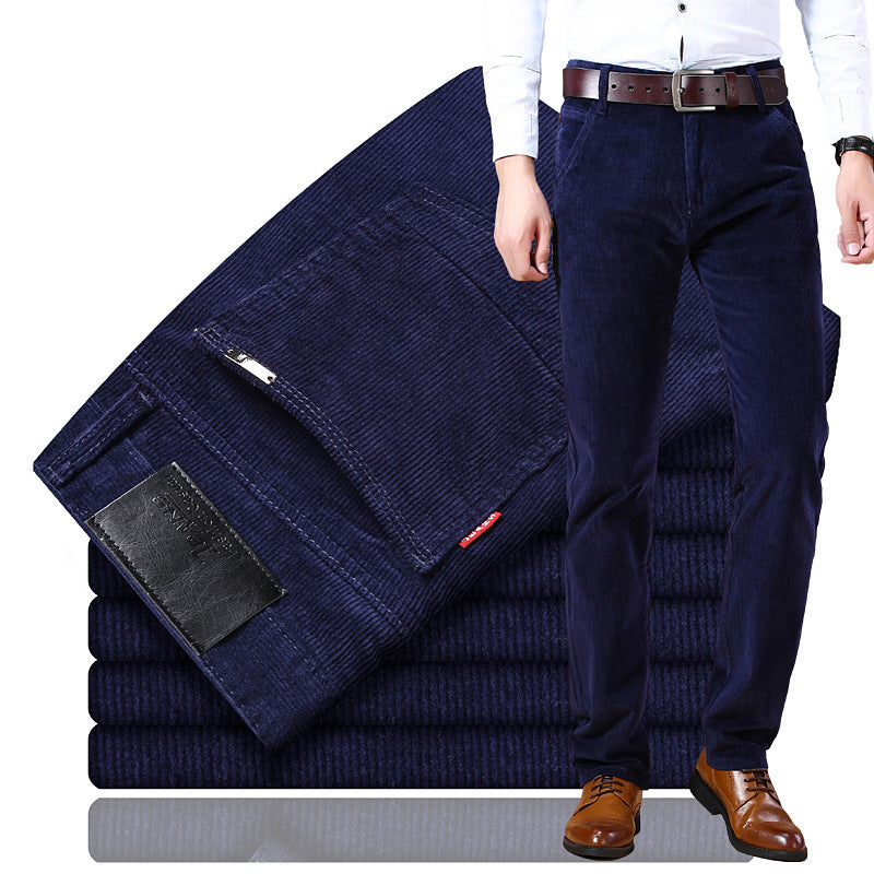 Luca Verdi Trousers Navy Blue / W28