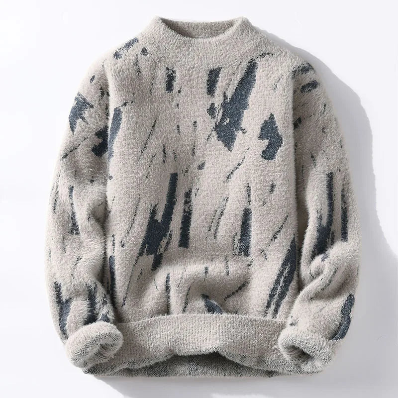 Luca Verdi - Douillette Textured Mesh Jumper