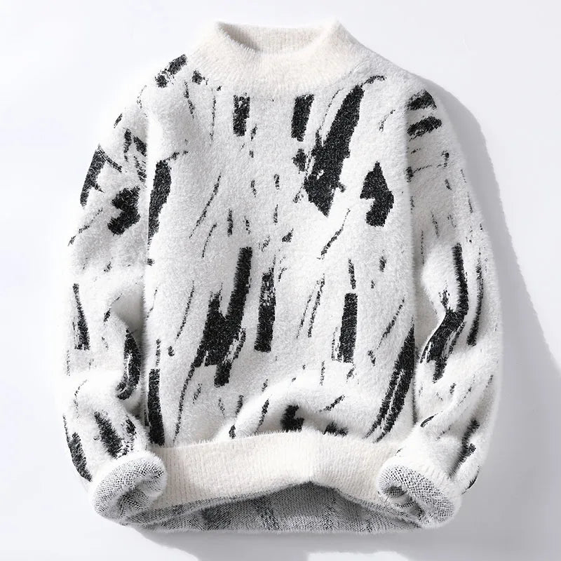 Luca Verdi - Douillette Textured Mesh Jumper