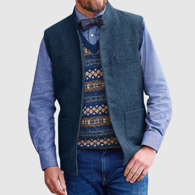 Carter & Co. - Theodore Herringbone Regal Vest