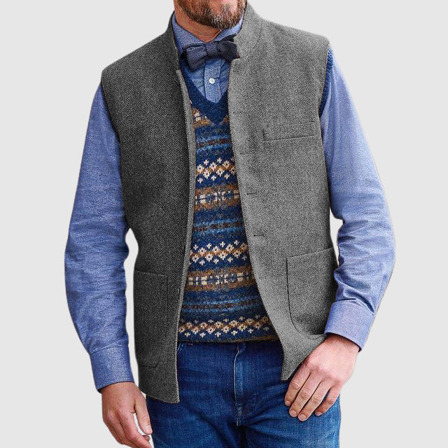 Carter & Co. - Theodore Herringbone Regal Vest