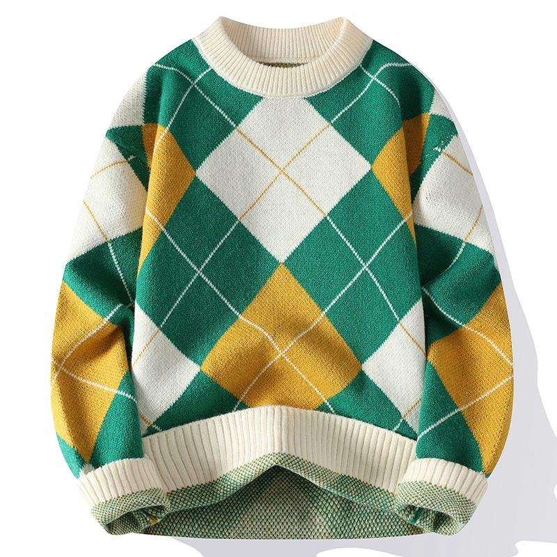 Carter & Co. - Heritage Argyle Knit Sweater